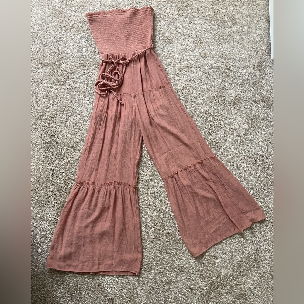Strapless jumpsuit